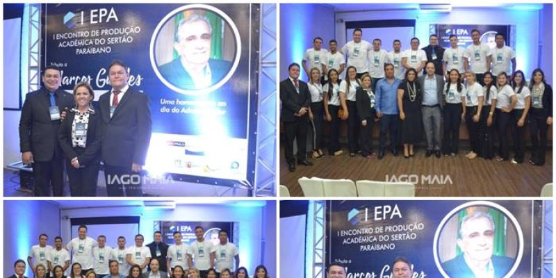 Sousa realiza I Encontro de Produção Acadêmica do Sertão da Paraíba; Empresário Marcos Guedes é homenageado 
