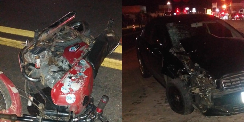 Sobe para três vítimas fatais do acidente entre carro e moto em Sousa