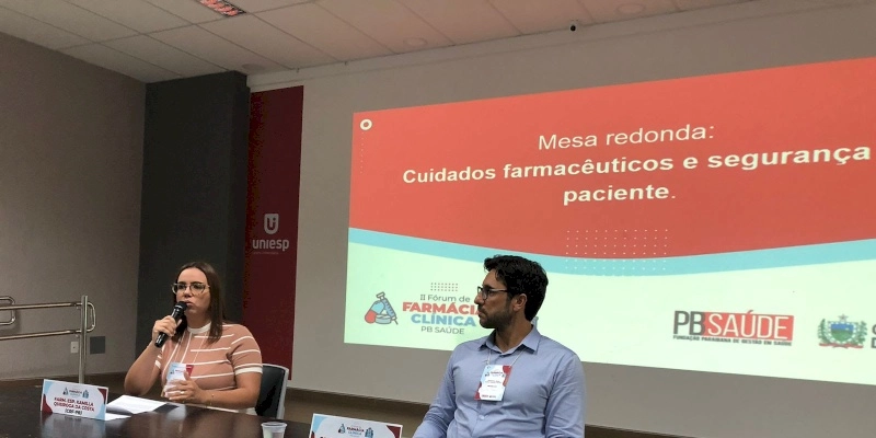 PB Saúde promove II Fórum de Farmácia Clínica com palestras e apresentação de trabalhos acadêmicos para profissionais e estudantes