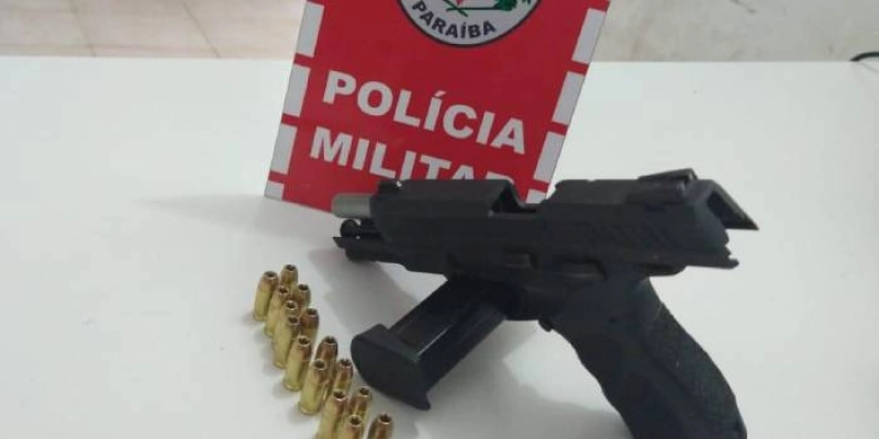EM SOUSA - Polícia Militar apreende arma de fogo e prende suspeito na Rodovia da Produção