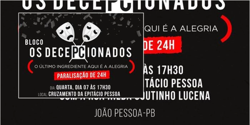 Policiais Civis paralisam atividades nesta quarta-feira e lançam bloco “Os decePCionados”