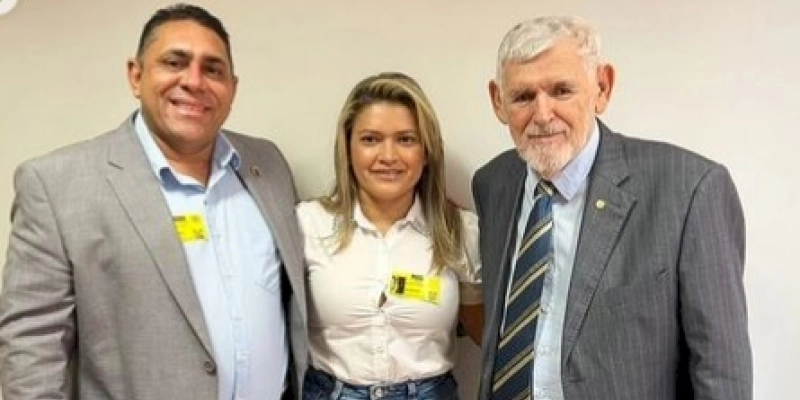 João Neto visita gabinete do deputado federal Luiz Couto, na busca por investimentos para Aparecida 