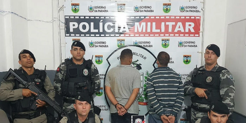Polícia Militar prende na Paraíba suspeitos de homicídio ocorrido no RN