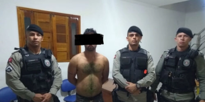 Em ação rápida, Policiais Militares do 13º Batalhão prendem um acusado de roubo em Itaporanga
