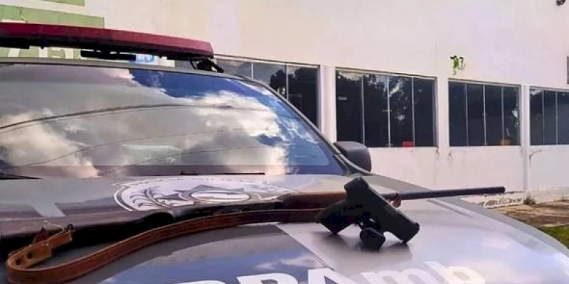 Batalhão Ambiental apreende duas armas de fogo durante força tarefa na cidade de Piancó