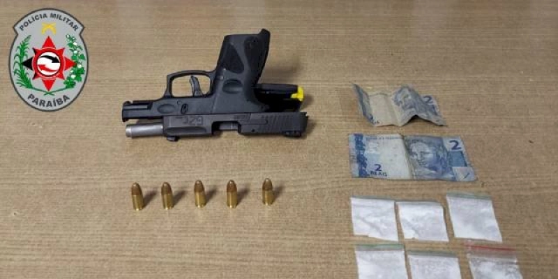 Polícia prende suspeito por porte ilegal de arma na Capital