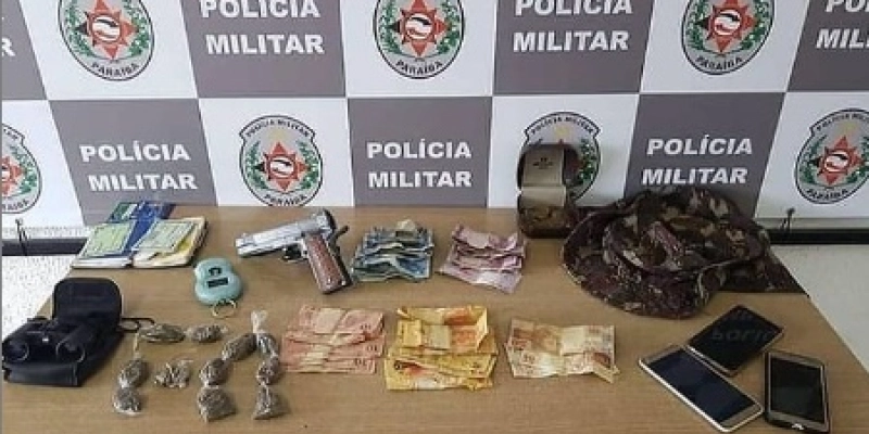 Simulacro e maconha são apreendidos pela polícia militar em município paraibano; saiba mais 