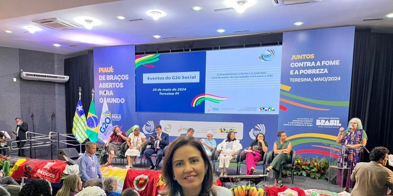 Pollyanna Dutra reforça a importância de políticas públicas no combate à fome no G20 Social