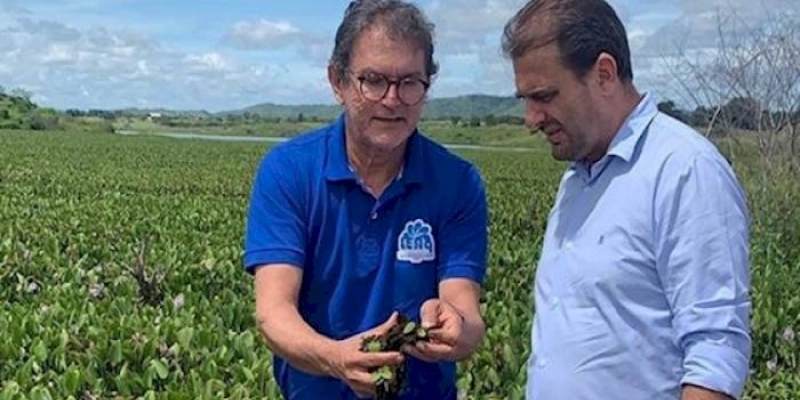 Prefeito de São José de Piranhas visita ribeirinhos e pescadores do açude Engenheiro Ávidos, e tenta resolver ‘praga verde’
