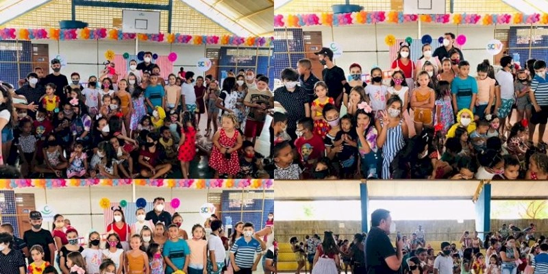 Marcelo participa de festa em comemoração ao Dia das Crianças em Nazarezinho 