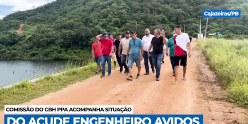 Comissão do CBH PPA visita Barragem Engenheiro Avidos para investigar vazamento e tranquilizar moradores