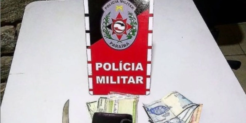 Menor de idade é apreendido pela polícia militar, suspeito de roubo