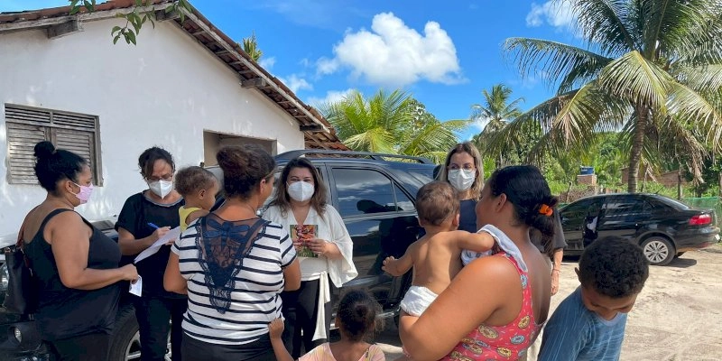MPPB e MPF realizam verificação in loco sobre caso de crianças vacinadas com doses de adultos em Lucena