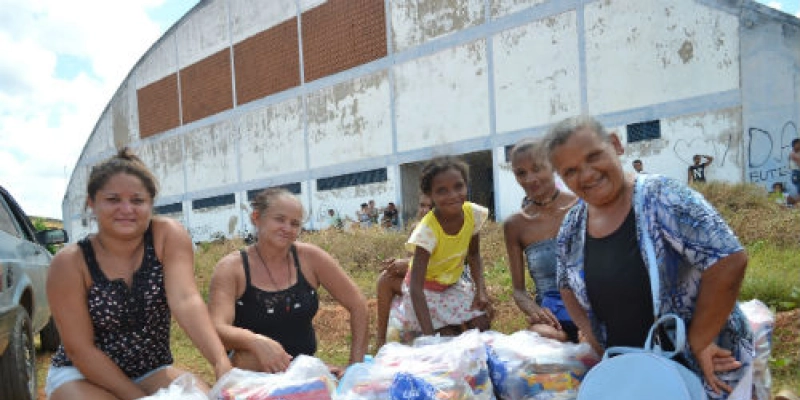 Campanha Emergencial da LBV assiste famílias em Alagoa Grande e Dona Inês 