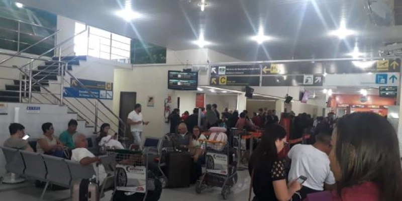 Sousenses estavam em Avião que turbina pega fogo durante decolagem no Aeroporto de Juazeiro do Norte desta segunda-feira 