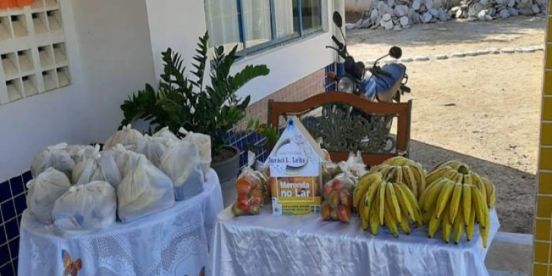 Prefeitura de São José de Piranhas inicia mais uma entrega de kits de merenda nas escolas municipais