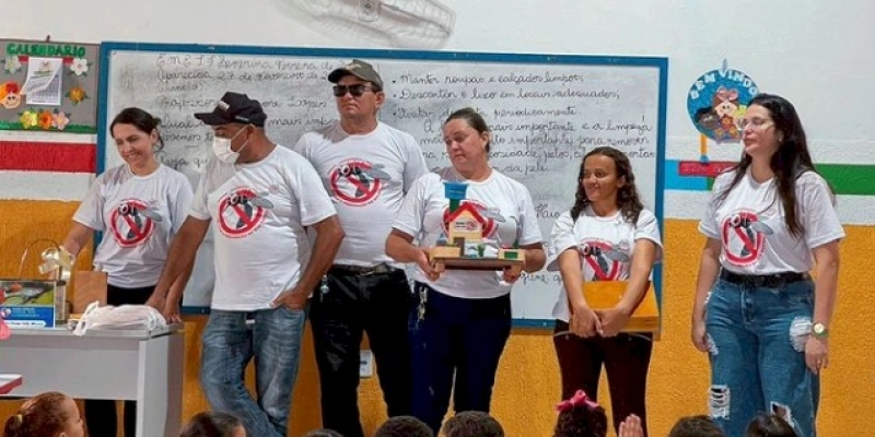 Escolas públicas de Aparecida participam da Mobilização Nacional Contra a Dengue