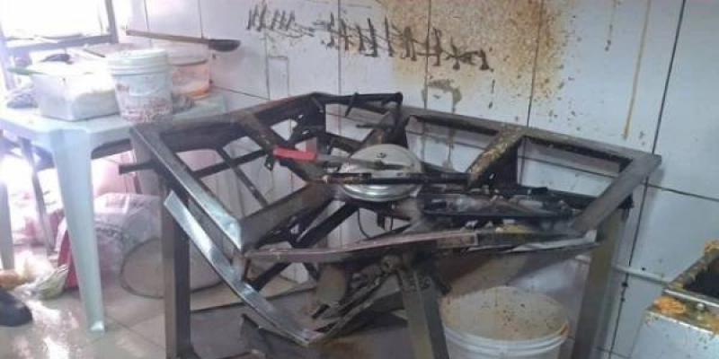 EM SOUSA - Duas pessoas ficam feridas, após panela de pressão explodir em restaurante