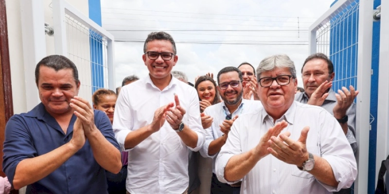 João Azevêdo inaugura escola, nova agência da Cagepa e autoriza obras de infraestrutura hídrica em Caiçara