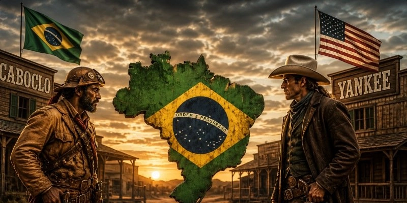 O Brasil no meio dos faroestes caboclo e yankee​​​  - por: Alexandre Lyra