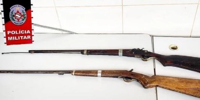 Polícia prende homem e apreende duas armas de fogo durante patrulhamento 