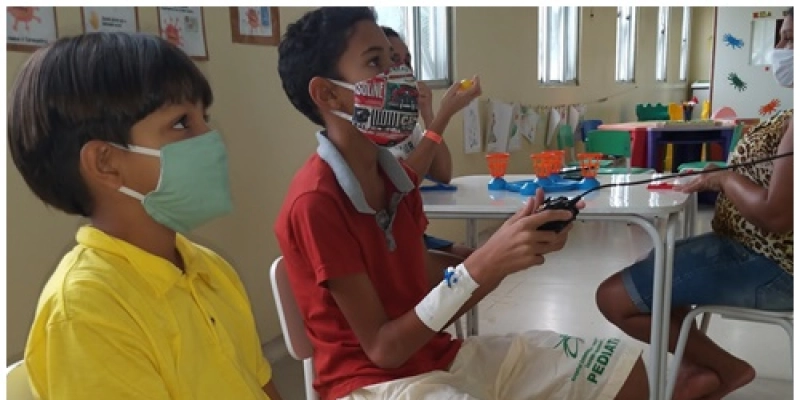 Videogame é utilizado em terapia de crianças no Hospital de Trauma de João Pessoa