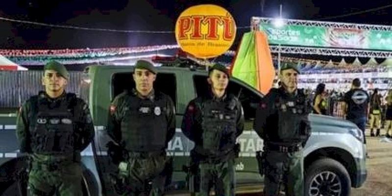 Polícia Militar reforça segurança na terceira noite de festejos juninos em Sousa