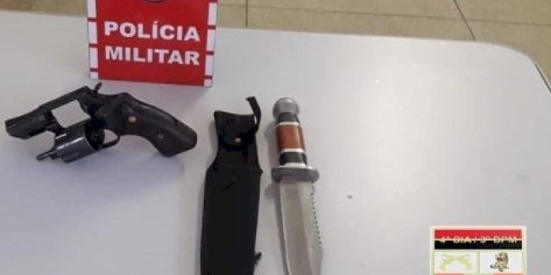 Arma de fogo é apreendida pela polícia militar durante abordagem; veja 