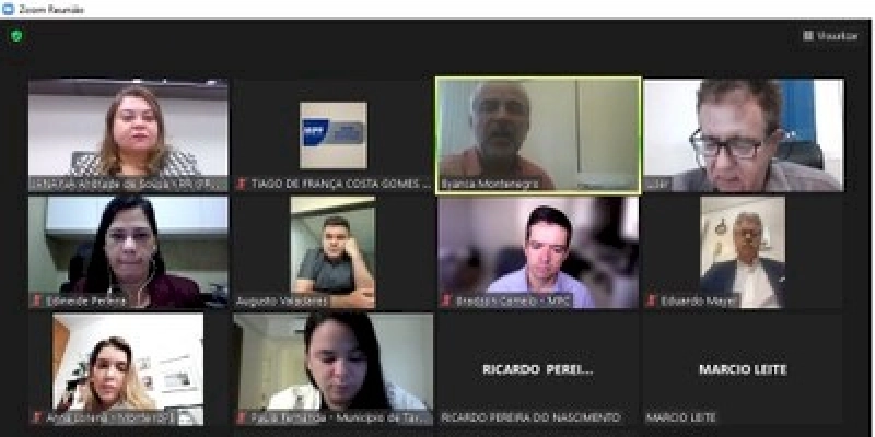 MPF, MPPB, MPC e prefeituras se reúnem para discutir festas juninas na Paraíba