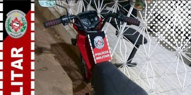 Mulher é levada a DP, após ser flagrada com motocicleta adulterada em Catolé do Rocha