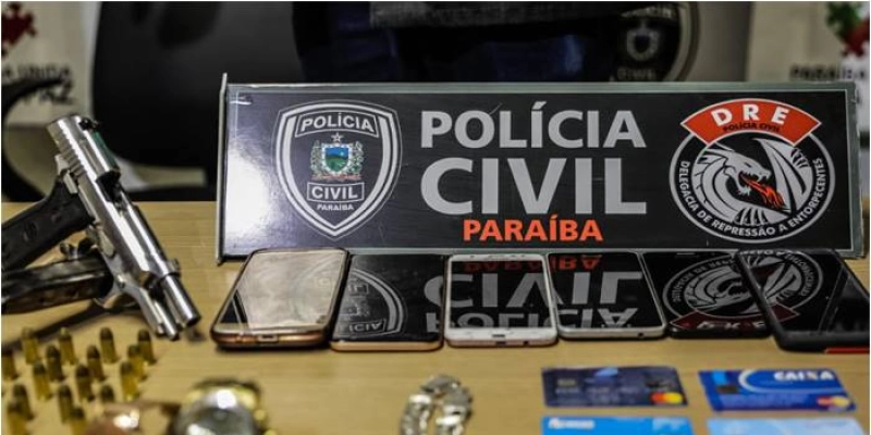 Quadrilha suspeita de tráfico de drogas e clonagem de cartões de crédito na PB