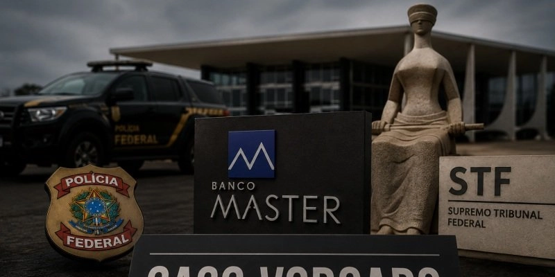 Caso Vorcaro amplia tensão entre Banco Master, PF e STF