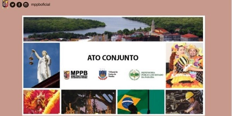 Ato conjunto fixa feriados e pontos facultativos de 2022 nos órgãos do Sistema de Justiça da PB