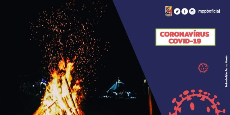 MPPB recomenda proibição de fogueiras e fogos em CG para não agravar covid-19 e outras doenças respiratórias