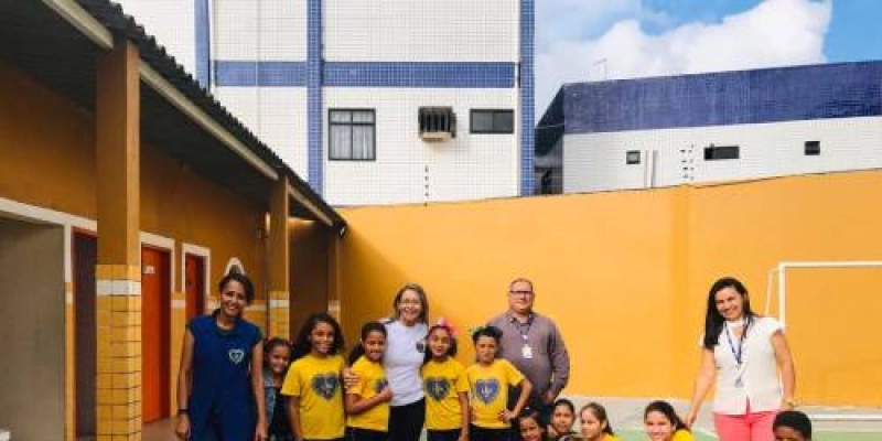 Cagepa promove ação educativa com crianças da LBV, no Dia de Combate à poluição