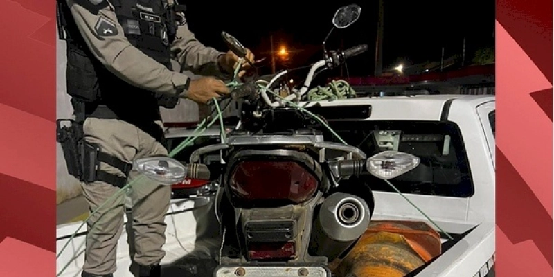 Policiais Militares agem rápido e prendem em flagrante suspeito de homicídio e roubo de moto 