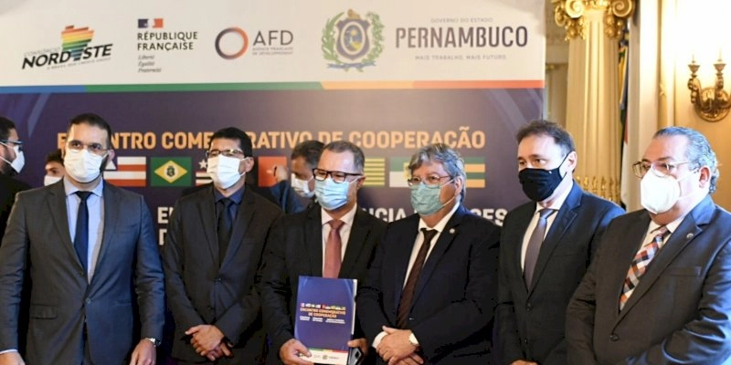 João Azevêdo e demais governadores do Nordeste fortalecem parcerias e atração de novos investimentos em reunião com embaixadora da França