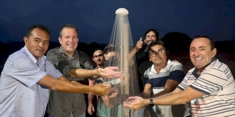 Radamés comemora mais um pleito seu ao participar de inauguração de sistema de abastecimento d’água na Zona Rural de Sousa