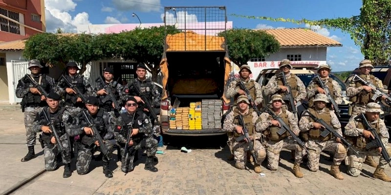 Polícia apreende mais de 100 kg de drogas que foram trazidas do Norte para o sertão da PB