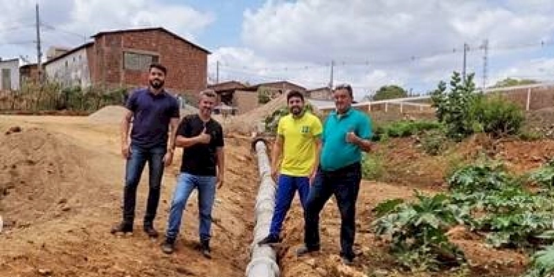 Município de Marizópolis realiza melhorias na rede de esgoto do Bairro Edilson Alves