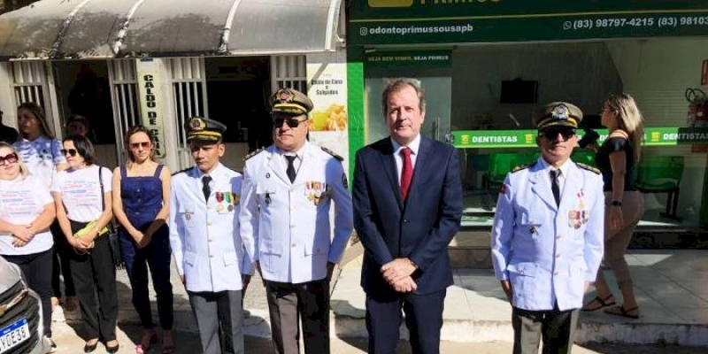 Polícia Militar abre desfile cívico-militar em Sousa