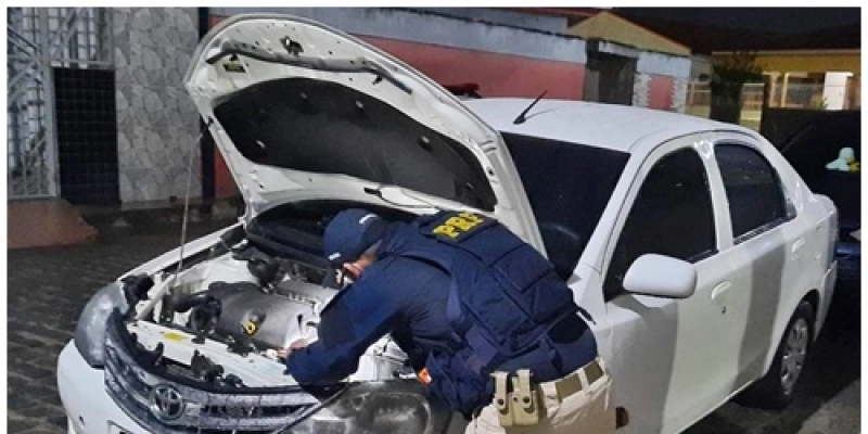 PRF na Paraíba recupera carro roubado que havia sido vendido clonado horas antes