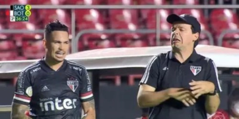 Luciano se posiciona sobre briga com Diniz em São Paulo x Fluminense: ‘Acabou a amizade’