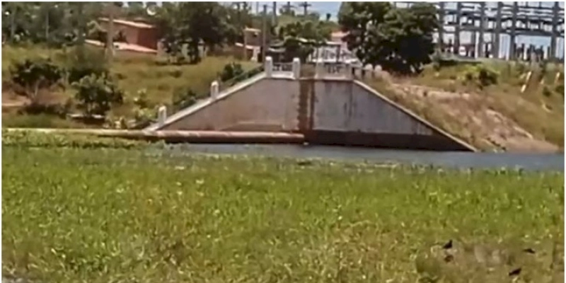 Barragem de São Gonçalo perto de atingir sua cota máxima para sangrar no sertão da Paraíba 