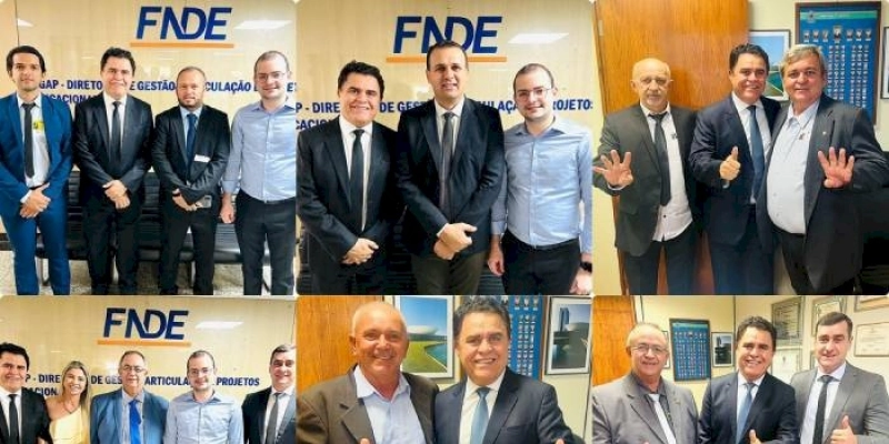 Wilson Santiago recebe prefeitos em Brasília e discute destinação de recursos para os municípios paraibanos