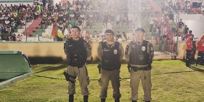 Polícia Militar garante a segurança do jogo entre Sousa e Petrolina pela 2ª fase da Copa do Brasil