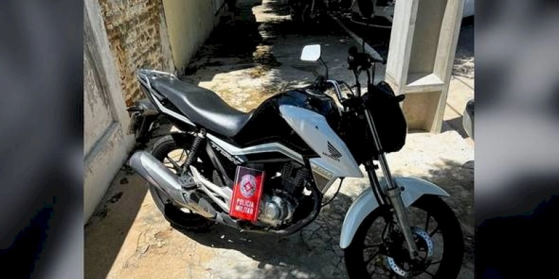 Polícia Militar apreende moto com sinais de adulteração em Brejo do Cruz