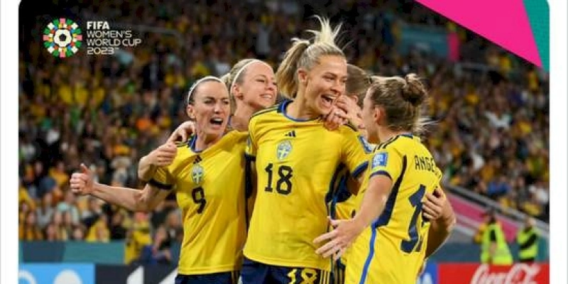 Suécia domina Austrália e garante terceiro lugar da Copa do Mundo