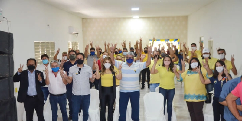 PTB de Vieirópolis faz convenção, e confirma apoio à reeleição de Célio da Usina e Kátia Maria; Vídeo 