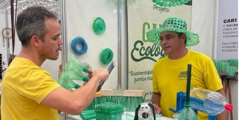 Gari ecológico de Aparecida-PB, Giorggio Abrantes fica em 1º lugar na Expo Favela Innovation Paraíba e vai para São Paulo